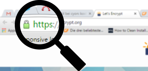 https Icon in Chrome
