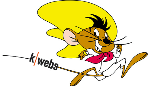 Dank neuester Technik läuft k-webs.ch (fast) so schnell wie Speedy Gonzales